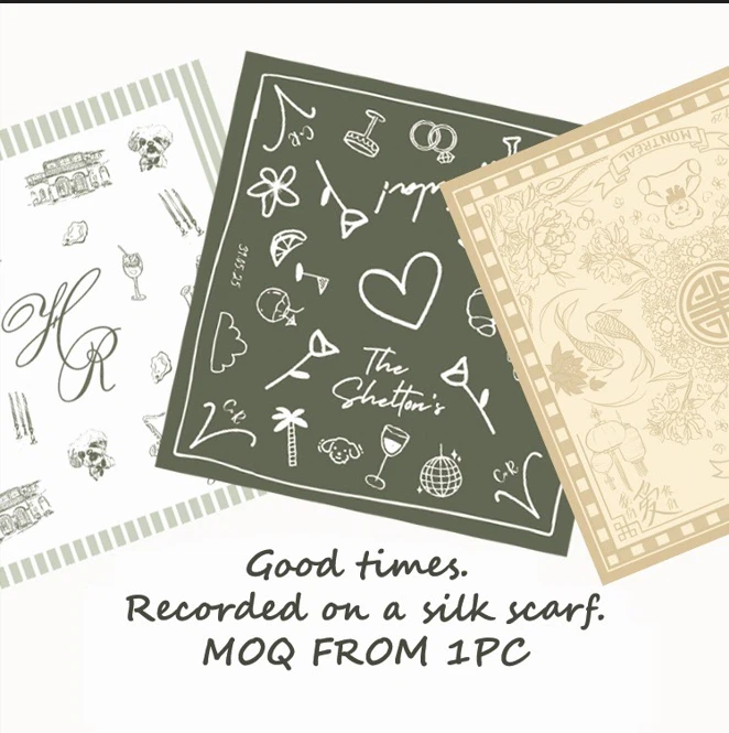 Custom Silk Wedding Accessories For Gifts